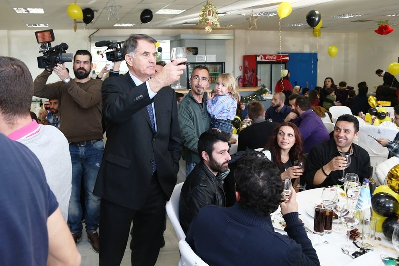 ΑΕΚ: Χριστουγεννιάτικο τραπέζι με πολλά δώρα! (videο + photos)