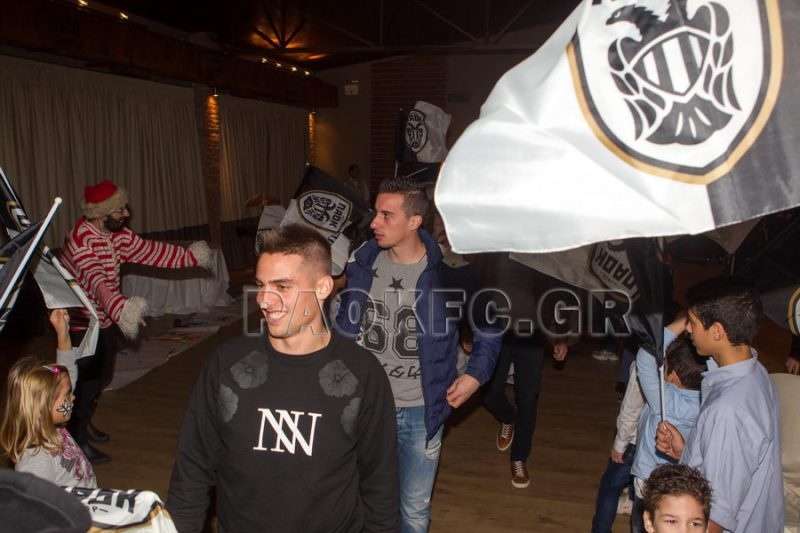 ΠΑΟΚ: Χριστούγεννα με τα παιδιά! (photos+video)