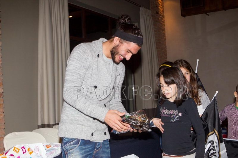 ΠΑΟΚ: Χριστούγεννα με τα παιδιά! (photos+video)