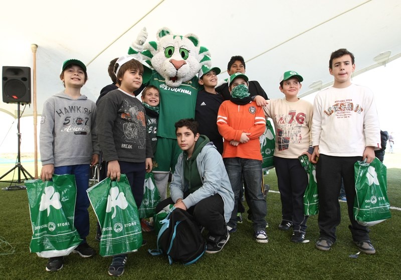 Παναθηναϊκός: Χάρισε χαμόγελα στα παιδιά (photos)