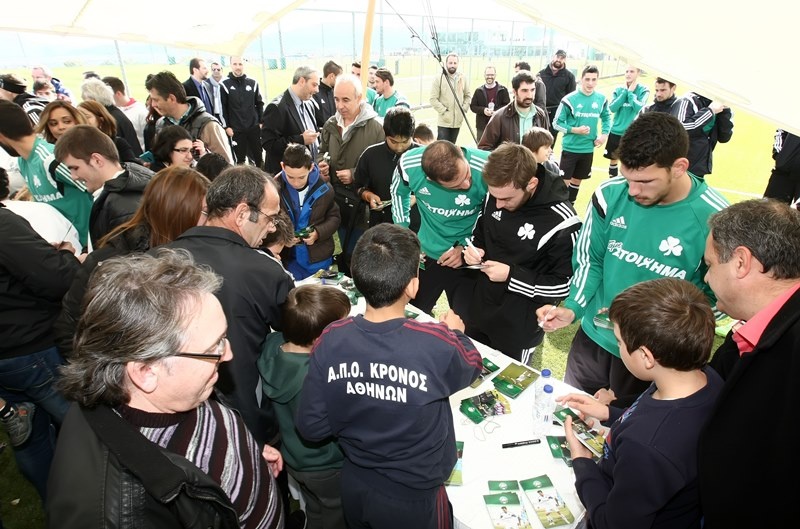 Παναθηναϊκός: Χάρισε χαμόγελα στα παιδιά (photos)