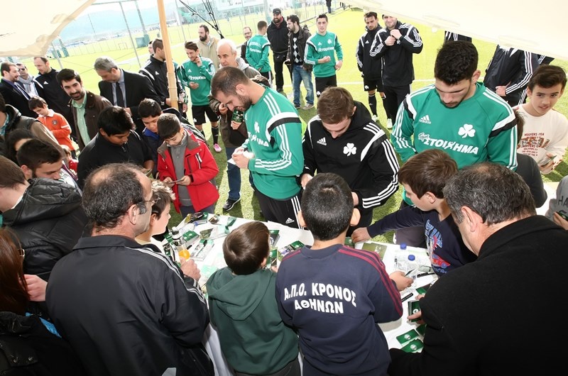 Παναθηναϊκός: Χάρισε χαμόγελα στα παιδιά (photos)