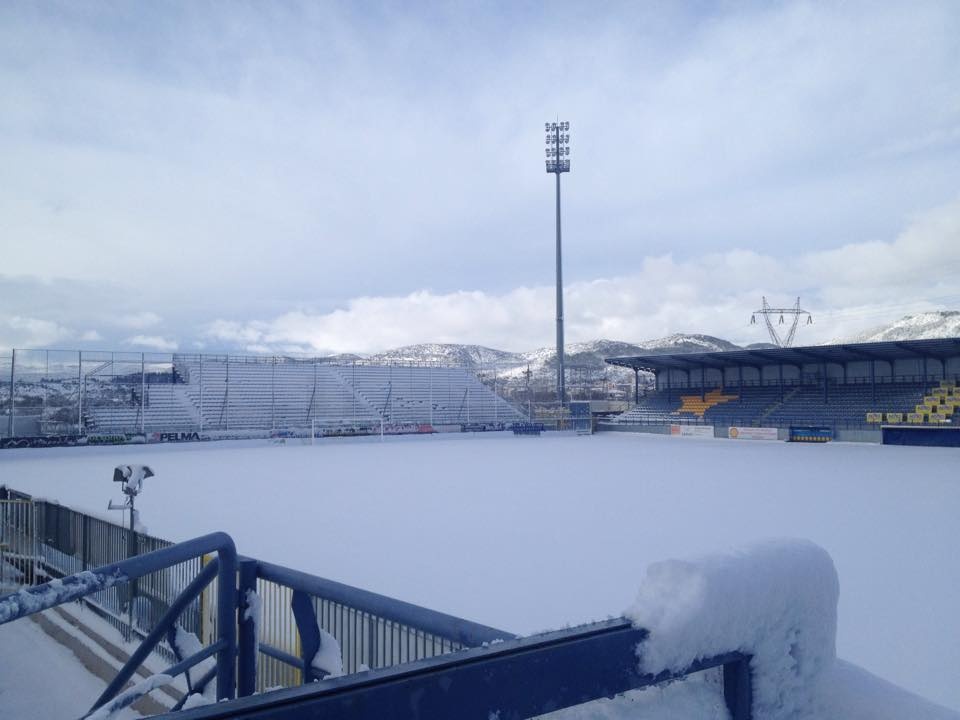 Αστέρας Τρίπολης: Χιονισμένο το «Θ. Κολοκοτρώνης» (photos)