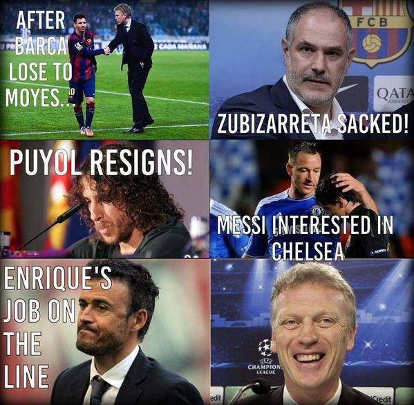 Ντέιβιντ Μόγιες: Τώρα «στοίχειωσε» και την Μπαρτσελόνα! (photo)