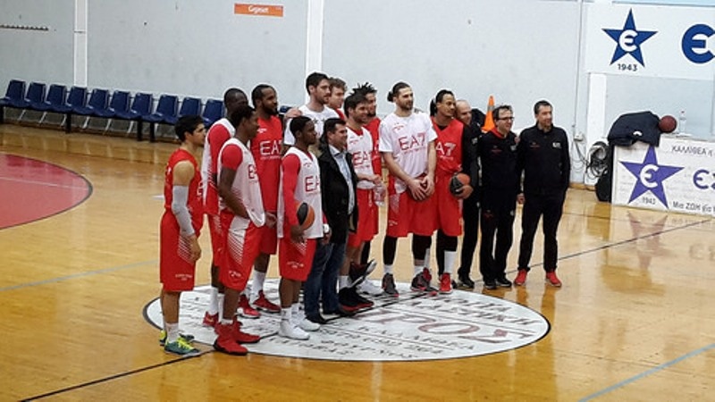 Αρμάνι Μιλάνο: Προπόνηση στην Καλλιθέα, επίσκεψη από Αθηναίου (photos)