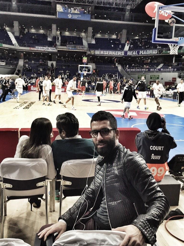 Ατλέτικο: Πήγε να δει και... μπασκετική νίκη επί της Ρεάλ ο Αρντά (photo)