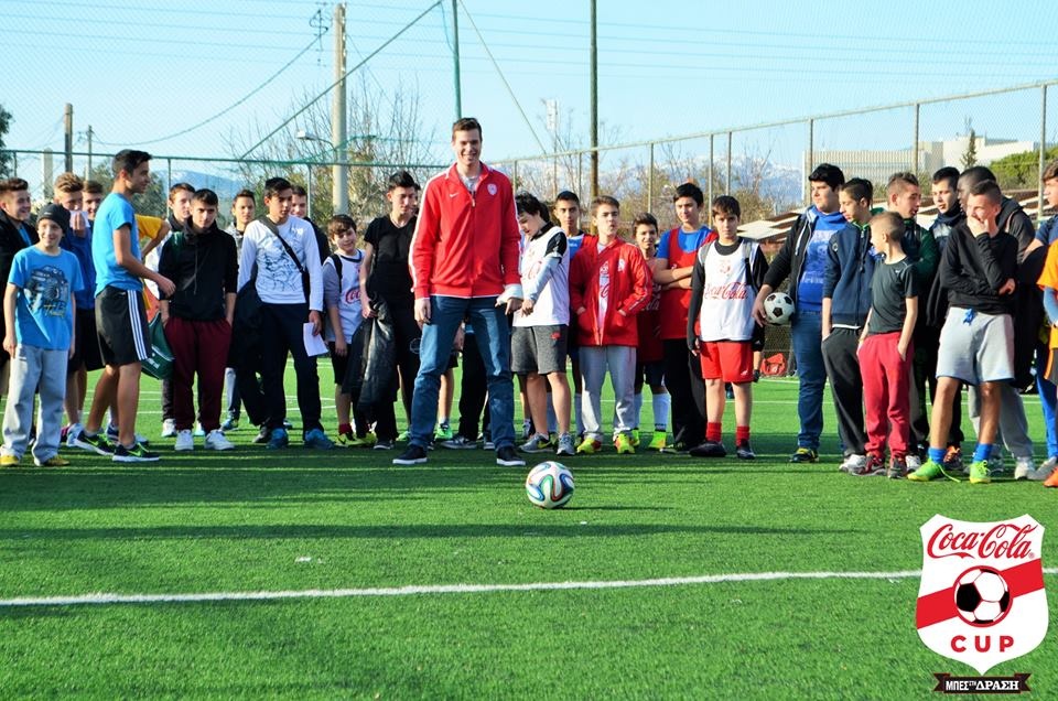 Ολυμπιακός: Ξέρουν και από μπάλα Παπαπέτρου, Αγραβάνης (photos)