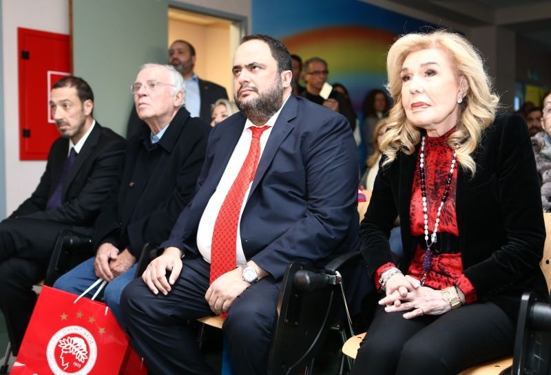 Ολυμπιακός: Παρουσία και στήριξη Μαρινάκη στο «Ελπίδα» (photos)