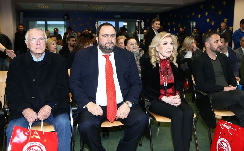 Ολυμπιακός: Παρουσία και στήριξη Μαρινάκη στο «Ελπίδα» (photos)
