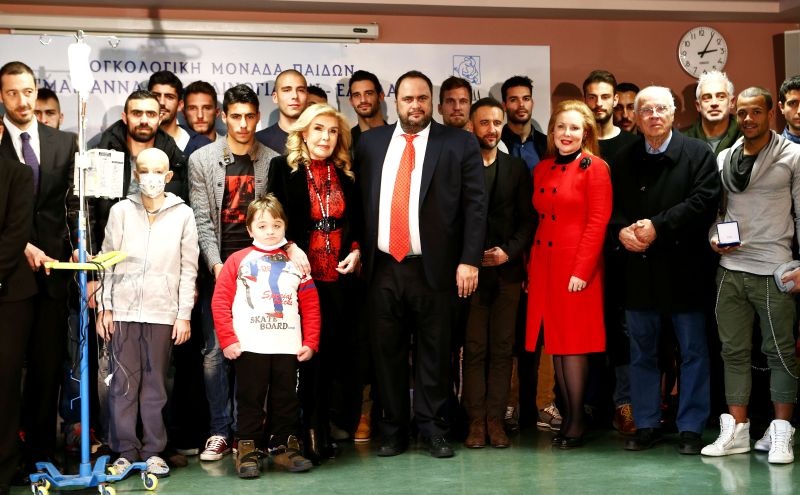 Ολυμπιακός: Παρουσία και στήριξη Μαρινάκη στο «Ελπίδα» (photos)