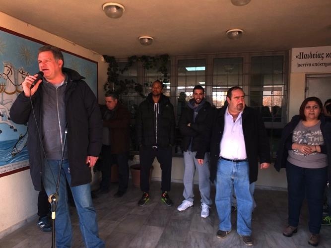 Τρίκαλα BC: Στο 7ο Γυμνάσιο (photos)