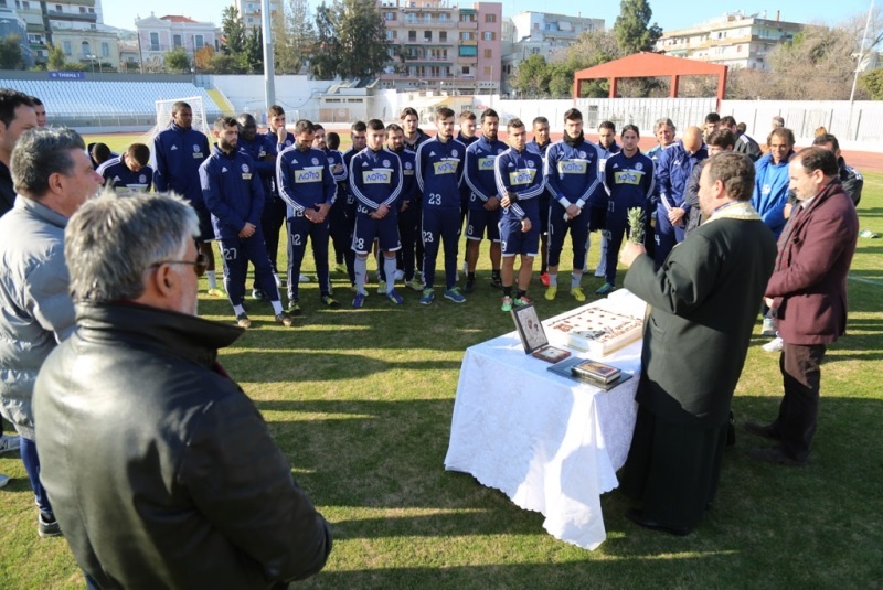 ΑΕΛ Καλλονής: Αγιασμός και κοπή πίτας (photos)