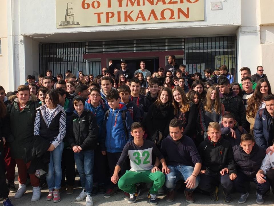 Τρίκαλα BC: Στο 6ο Γυμνάσιο (photos)