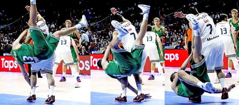 Ρεάλ Μαδρίτης – Παναθηναϊκός: Η αλητεία του Καμπάτσο στον Διαμαντίδη (video+photos)