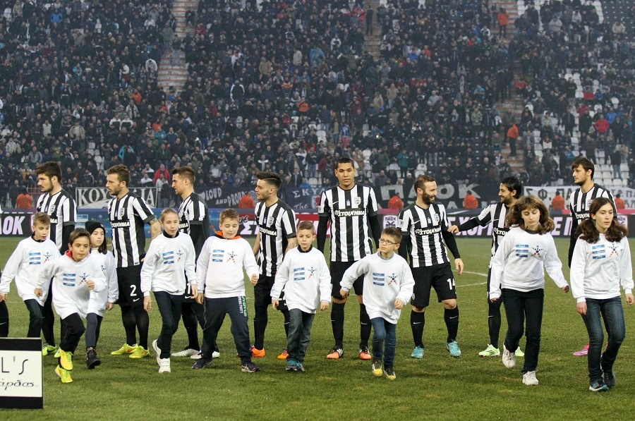 ΠΑΟΚ: Στην Τούμπα οι… μικροί ζωγράφοι (photos)