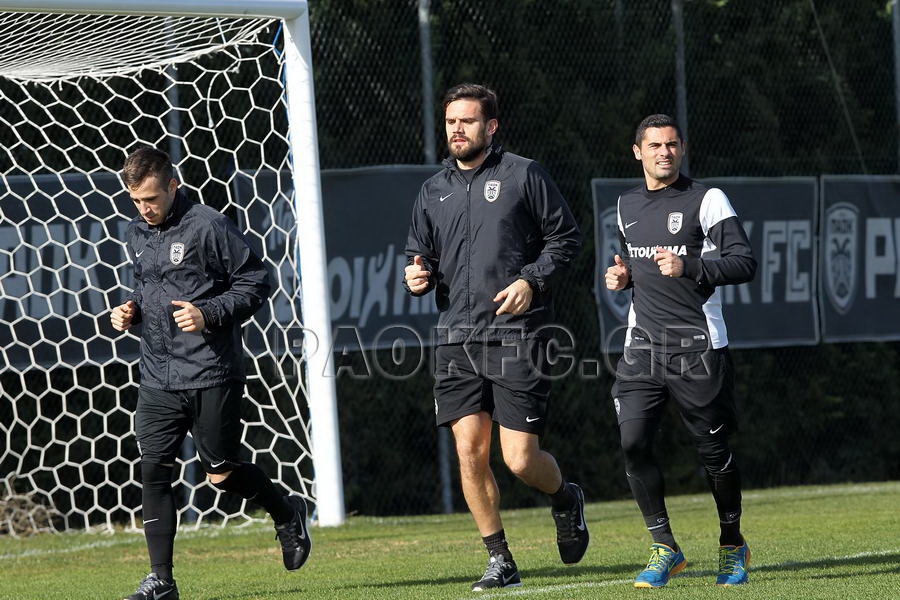 ΠΑΟΚ: Σε δυο γκρουπ η προπόνηση (photos+video)