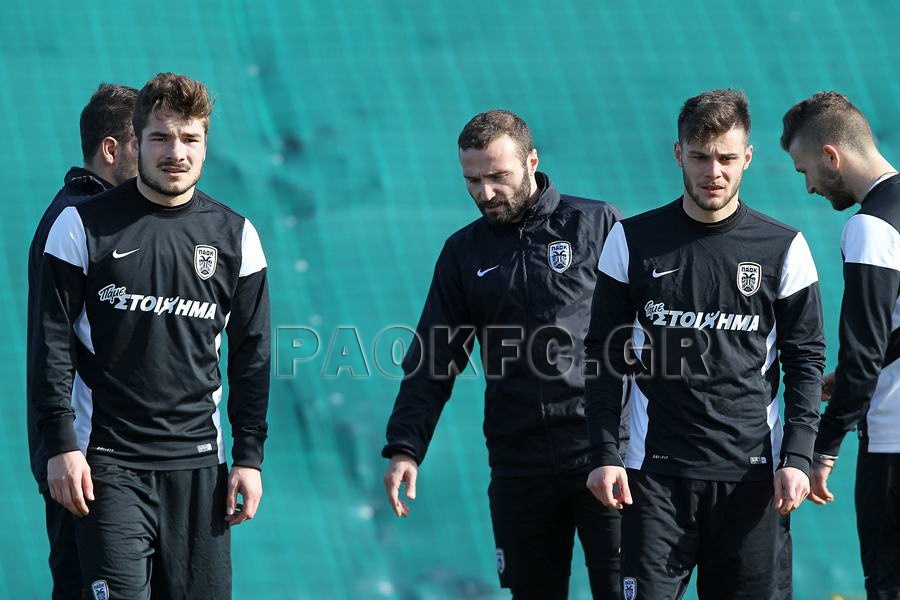 ΠΑΟΚ: Σε δυο γκρουπ η προπόνηση (photos+video)