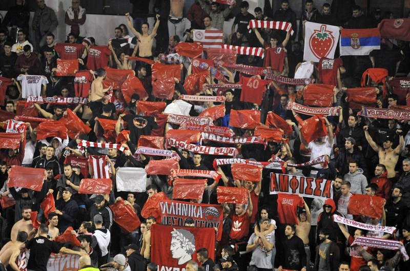 Ολυμπιακός: «Κόκκινη» η Περιβόλα (photos)