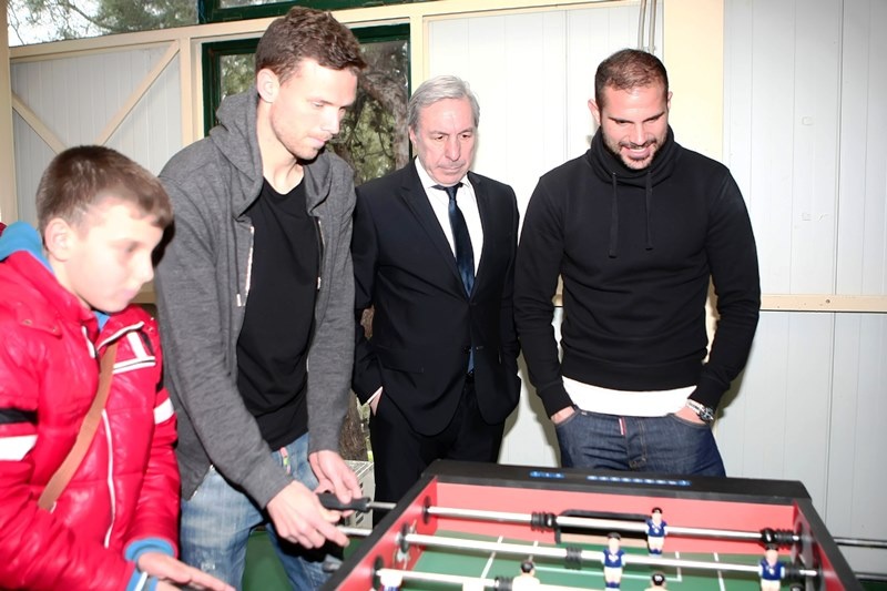 Παναθηναϊκός: Επίσκεψη στα παιδικά χωριά SOS (photos)