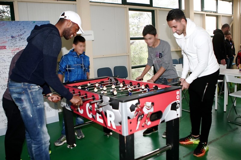 Παναθηναϊκός: Επίσκεψη στα παιδικά χωριά SOS (photos)