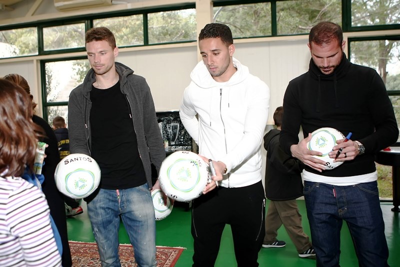 Παναθηναϊκός: Επίσκεψη στα παιδικά χωριά SOS (photos)