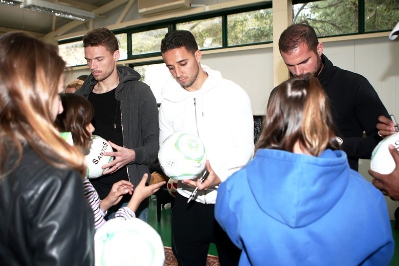 Παναθηναϊκός: Επίσκεψη στα παιδικά χωριά SOS (photos)