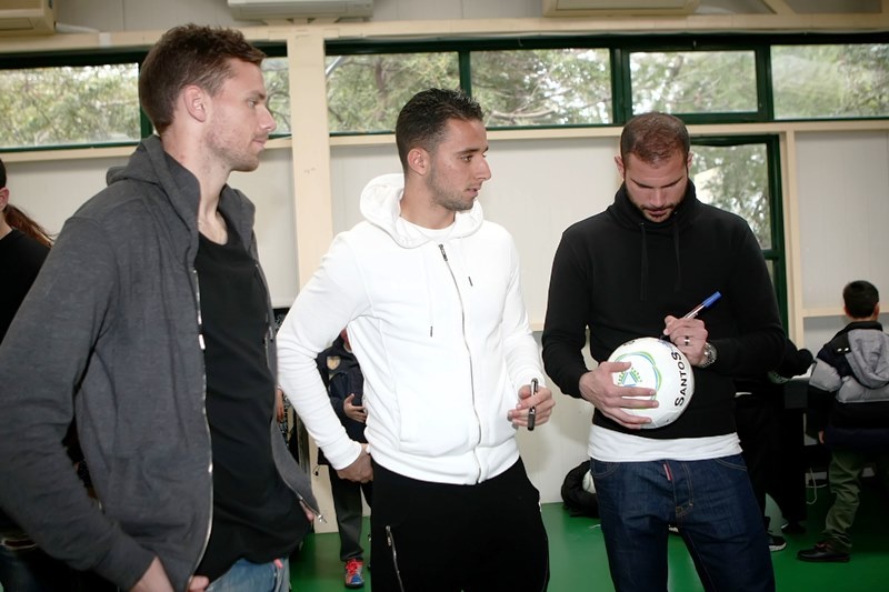 Παναθηναϊκός: Επίσκεψη στα παιδικά χωριά SOS (photos)