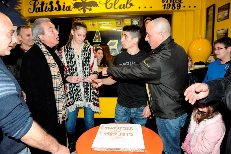 ΑΕΚ: Στην κοπή πίτας του συνδέσμου Πατησίων ο Μάνταλος (photos)