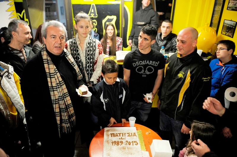 ΑΕΚ: Στην κοπή πίτας του συνδέσμου Πατησίων ο Μάνταλος (photos)