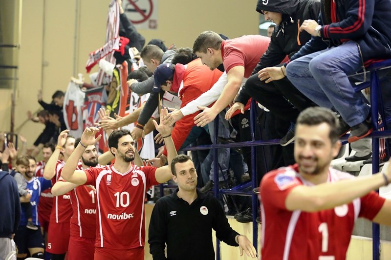Ολυμπιακός: Οι πανηγυρισμοί για το Λιγκ Καπ (photos)