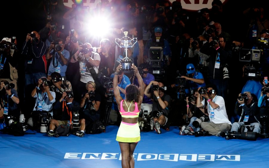 Australian Open 2015: Καρέ καρέ η απονομή της Σερένα (photos)
