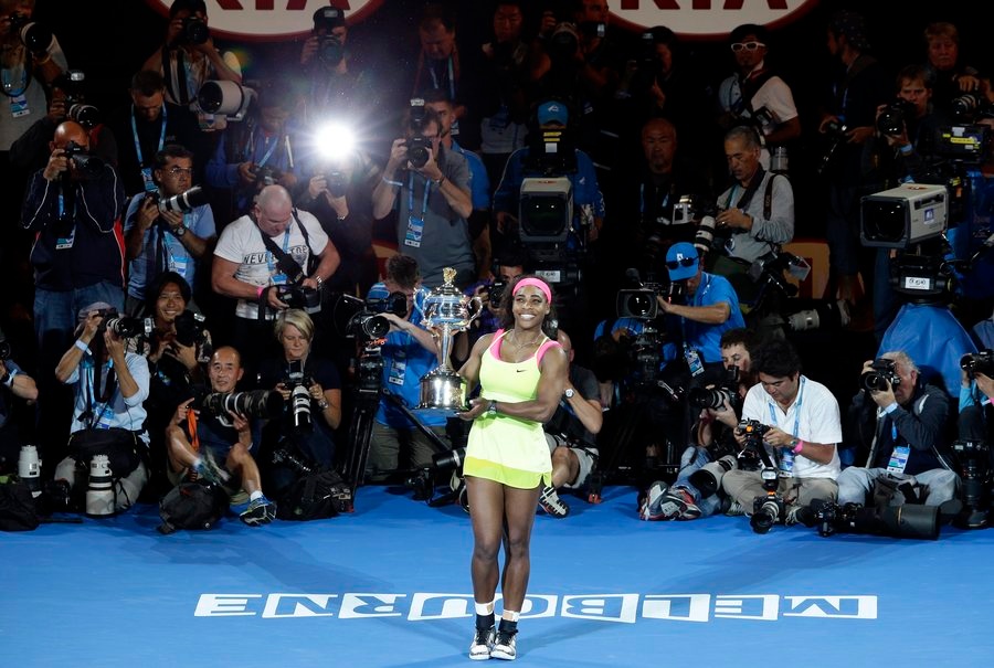 Australian Open 2015: Καρέ καρέ η απονομή της Σερένα (photos)