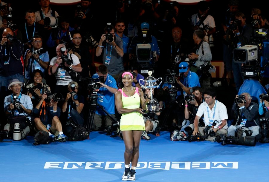 Australian Open 2015: Καρέ καρέ η απονομή της Σερένα (photos)