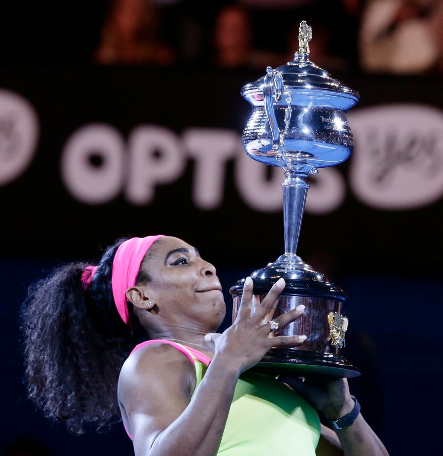 Australian Open 2015: Καρέ καρέ η απονομή της Σερένα (photos)