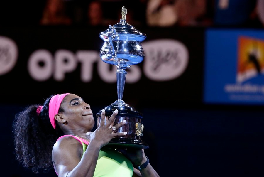 Australian Open 2015: Καρέ καρέ η απονομή της Σερένα (photos)