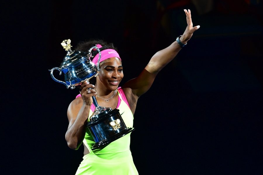 Australian Open 2015: Καρέ καρέ η απονομή της Σερένα (photos)