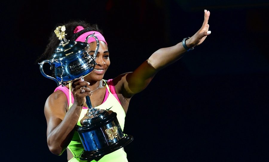 Australian Open 2015: Καρέ καρέ η απονομή της Σερένα (photos)