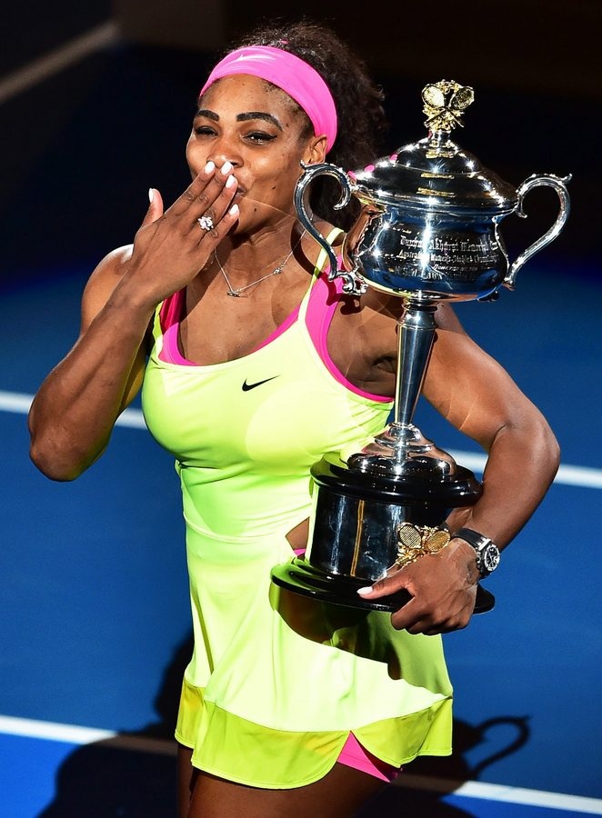 Australian Open 2015: Καρέ καρέ η απονομή της Σερένα (photos)