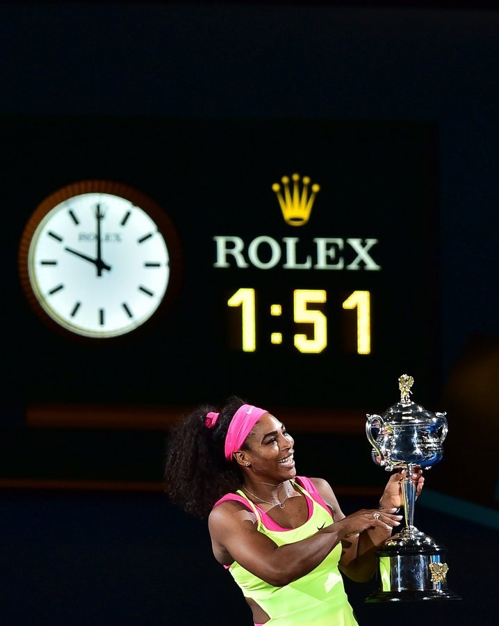 Australian Open 2015: Καρέ καρέ η απονομή της Σερένα (photos)