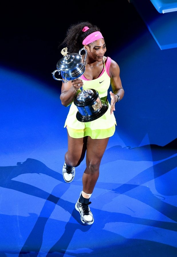 Australian Open 2015: Καρέ καρέ η απονομή της Σερένα (photos)