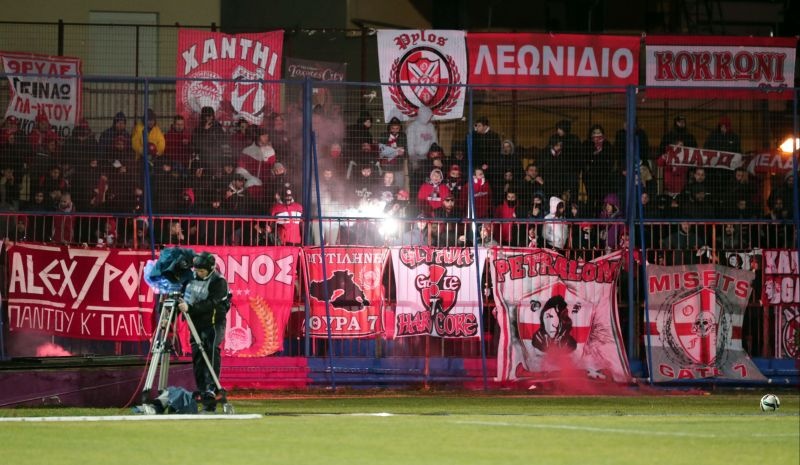 Βέροια – Ολυμπιακός: Ένταση στο ημίχρονο (photos)