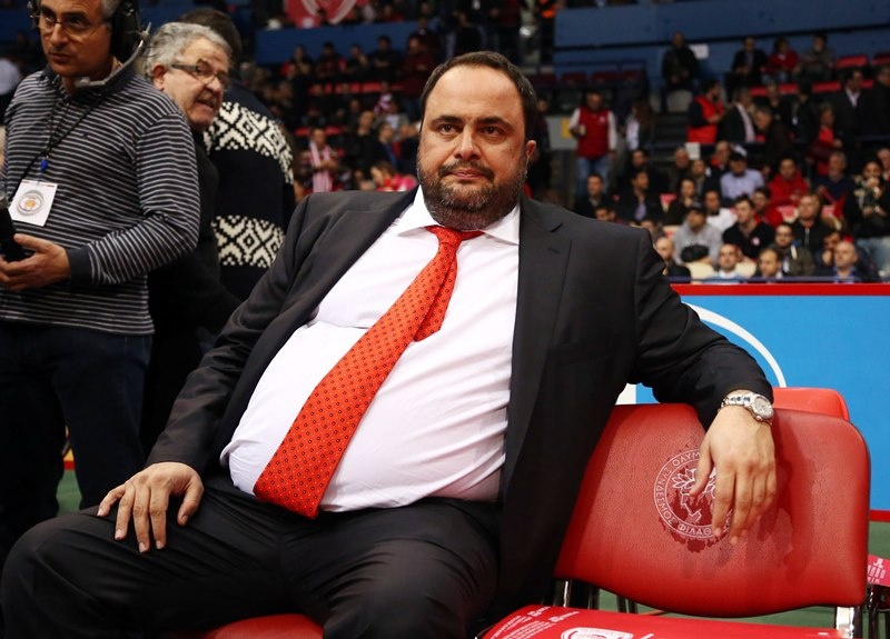 Ολυμπιακός: Μαρινάκης, Περέιρα, Καρεμπέ και Ισά στο ΣΕΦ (photos)