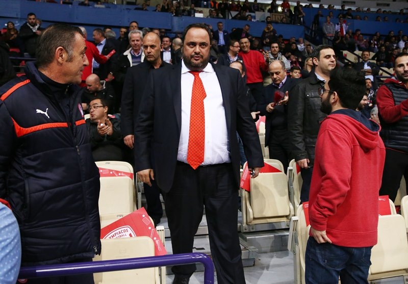 Ολυμπιακός: Μαρινάκης, Περέιρα, Καρεμπέ και Ισά στο ΣΕΦ (photos)