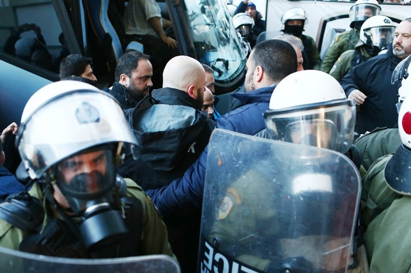 ΠΑΟΚ - Ολυμπιακός: Η άφιξη του Ολυμπιακού στην «Τούμπα» (photos)
