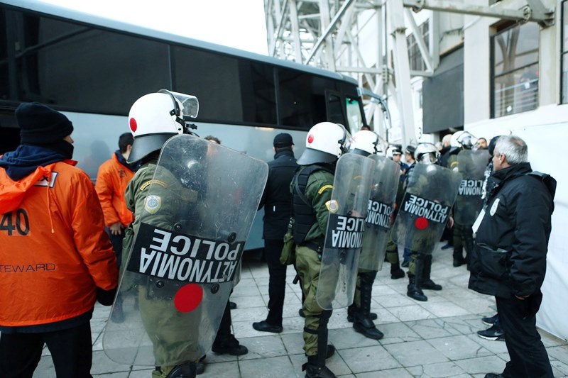 ΠΑΟΚ - Ολυμπιακός: Η άφιξη του Ολυμπιακού στην «Τούμπα» (photos)