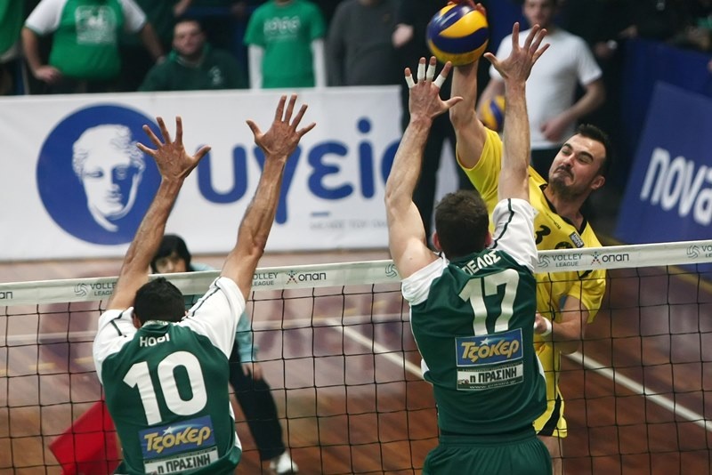 Α1 βόλεϊ: Παναθηναϊκός – ΑΕΚ 3-0 (photos)