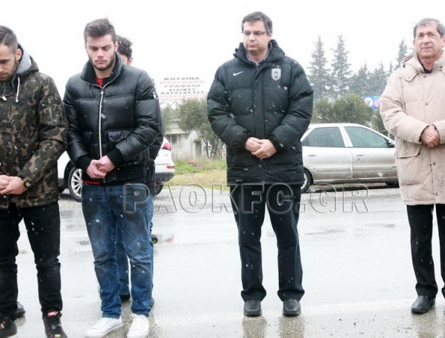 ΠΑΟΚ: Φόρος τιμής σε Κατσούρη (photos+video)