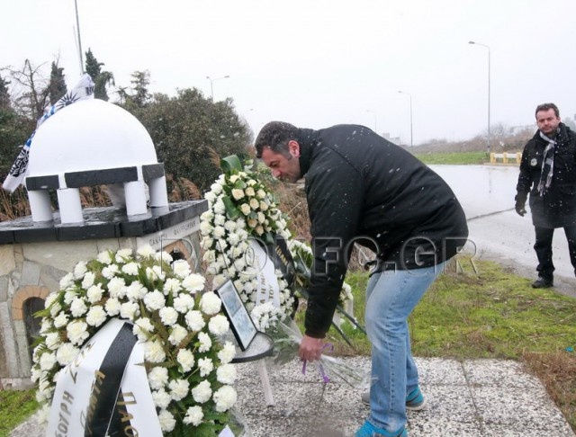 ΠΑΟΚ: Φόρος τιμής σε Κατσούρη (photos+video)