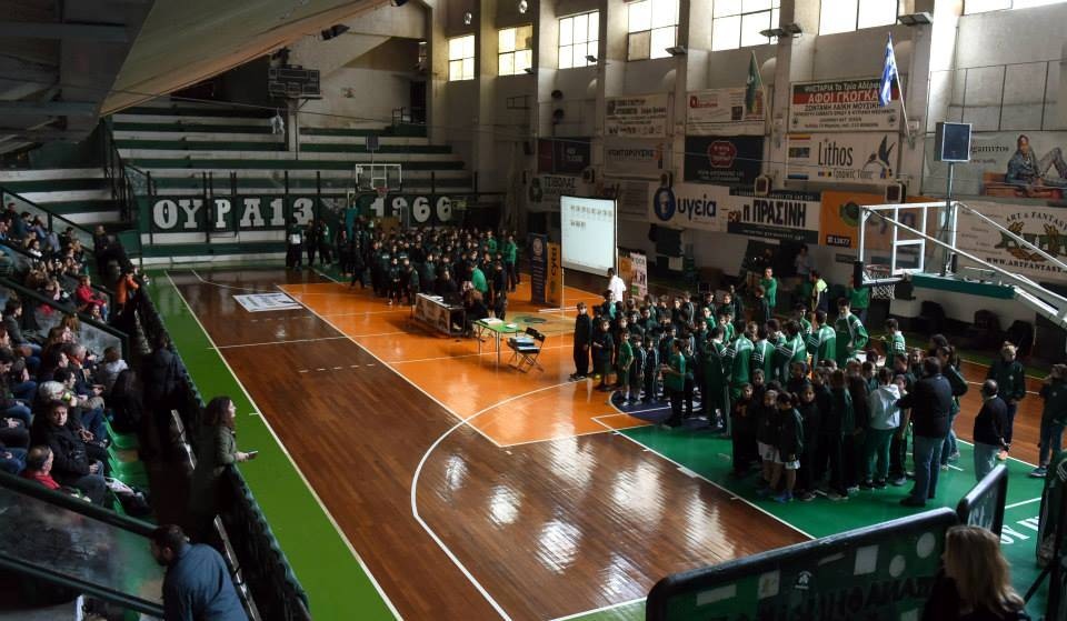Παναθηναϊκός: Η κοπή πίτας της ακαδημίας μπάσκετ (photos)
