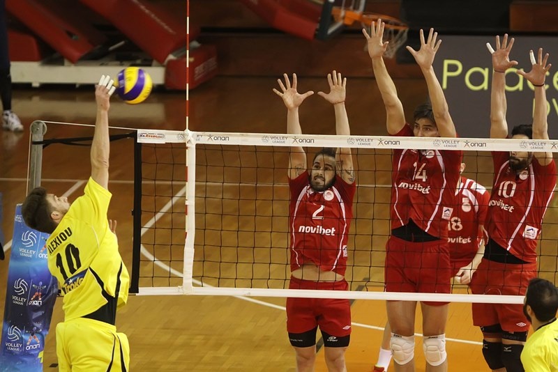 Volleyleague: ΑΕΚ - Ολυμπιακός 1-3 (photos)